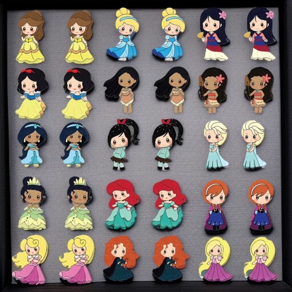 Princess Character Stud Earrings NWT Cute Cartoon Jewelry